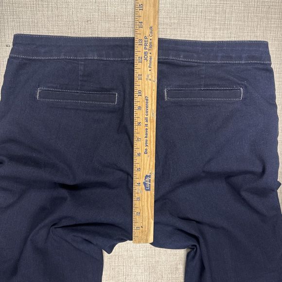 NYDJ Womens Size 12  Blue Denim Ankle Skinny Fit Stretch Legging Pant Trouser - Picture 7 of 9